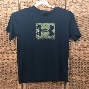 Under Armour Navy Camo 2XL Shirt NWT